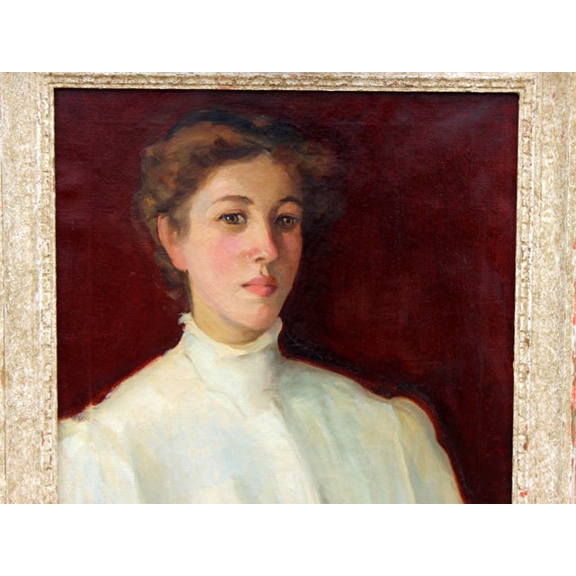 Portraiture Portrait of Anna T Walker For Sale - Image 3 of 7