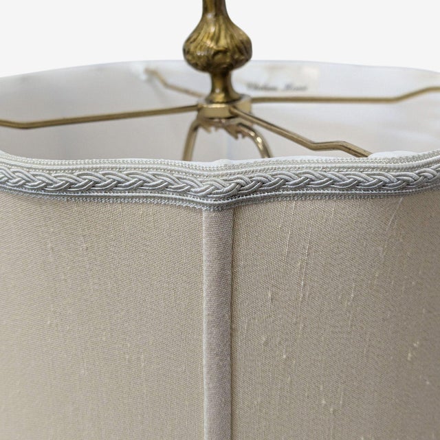 2010s Chelsea House French Neoclassical Table Lamp With Shade For Sale - Image 5 of 11