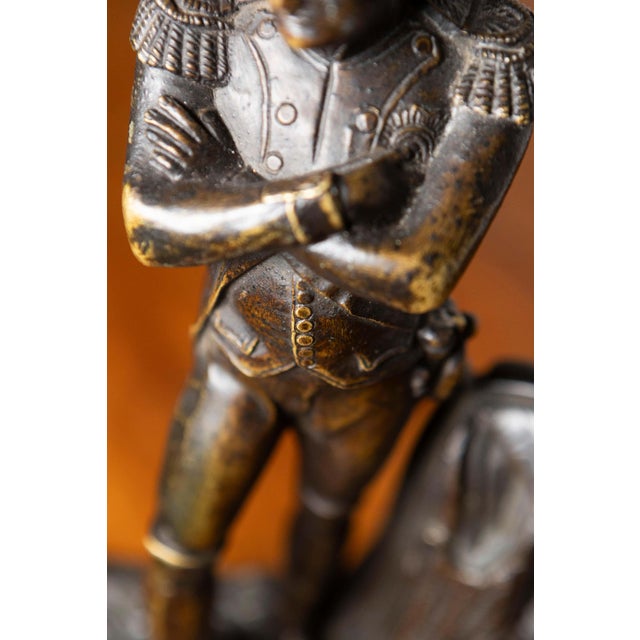 19th Century French Bronze Statuette of Napoleon Bonaparte For Sale - Image 9 of 11