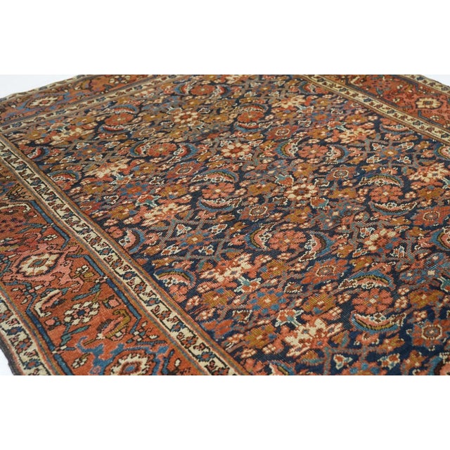 Antique Heriz Serapi Rug 4'9'' x 6'0'' For Sale - Image 9 of 11