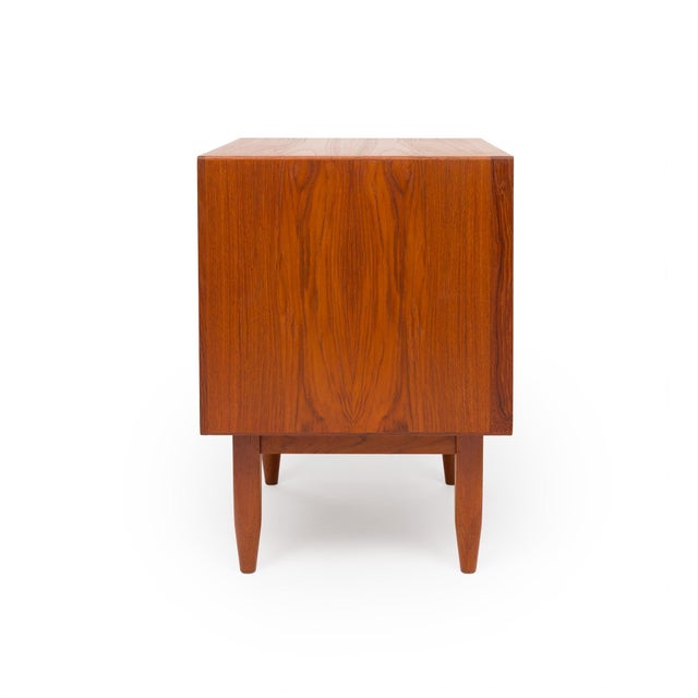 Vintage 1960s Danish Mid Century Svend Åge Madsen Teak Tambour Door Nightstands - Pair For Sale - Image 17 of 17