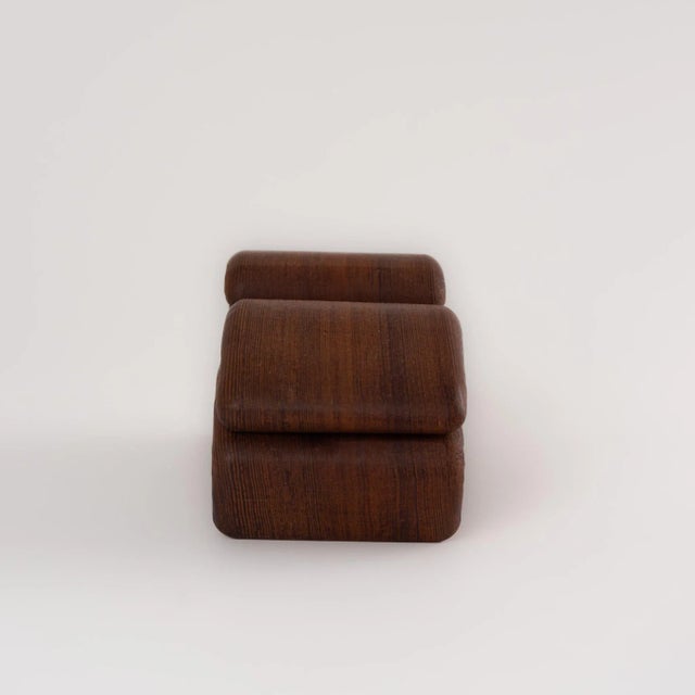 Vintage Carved Wood Puzzle Jewelry Box For Sale - Image 9 of 11