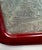 Vintage Hazorfim Sterling Silver & Mahogany Challah Tray With Glass Cover, 21.5" X 13" For Sale - Image 9 of 11