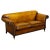 Victorian Hand Dyed Tan Brown Leather Sofa For Sale - Image 16 of 16