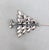 Metal Vintage Signed Napier Book Piece Christmas Tree Frosted White Rhinestone Brooch For Sale - Image 7 of 7