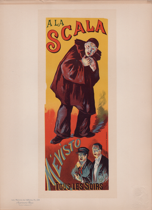 Maximilien Luce, A la Scala - Mévisto, 1898, Lithograph