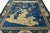 Antique Chinese Peking Art Deco Wool Rug in Indigo Blue and Cream, Circa 1920s For Sale - Image 11 of 12