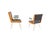 Italian Fabric and Wood Armchairs by Carlo Ratti, 1960s, Set of 2 For Sale - Image 9 of 10