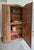 Storage cabinet, linen cupboard with shelves. Art Deco period 3 doors, one with a mirror Raw, sanded, and sandblasted...