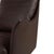 Flexform Boss Leather Armchair Brown Swivel Chair Manual Function For Sale - Image 5 of 13
