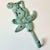 1970s 1970s Vintage Nautical Coastal Cast Iron Verdigris Mermaid Wall Hook. For Sale - Image 5 of 16