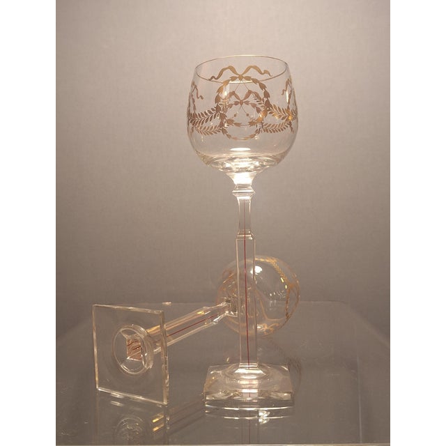 Antique Wine Glass, 1890s For Sale - Image 4 of 5