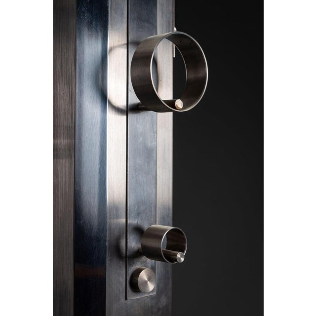 Sculptural Uplighter Floor Lamp with Integrated Coat Rack, 1960s For Sale - Image 9 of 15