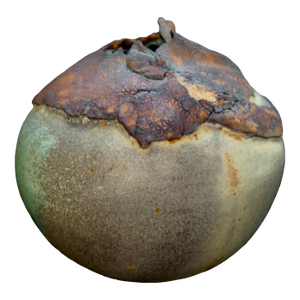 1980s Raku Vessel
