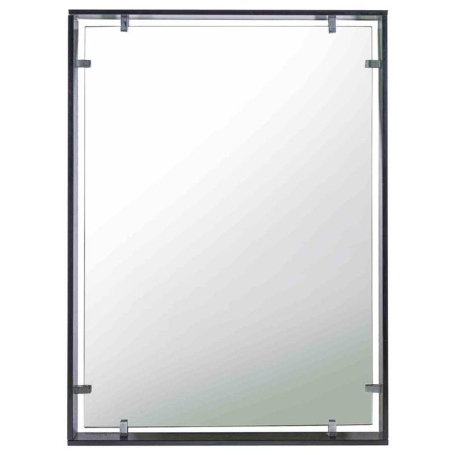 Silver Vintage Model 2014 Wall Mirror in Glass by Max Ingrand, Italy, 1960s For Sale - Image 8 of 8