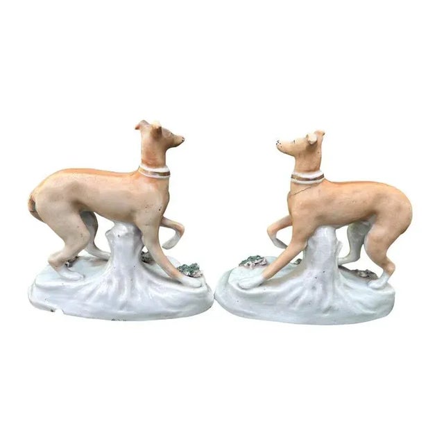 19th Century Staffordshire Greyhounds For Sale - Image 4 of 7