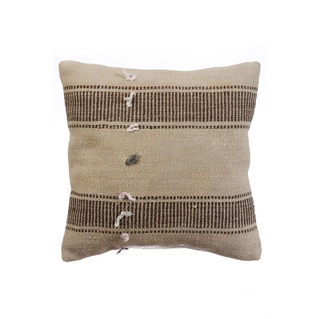 Turkish Modern Kilim Pillow Cover For Sale - Image 4 of 4