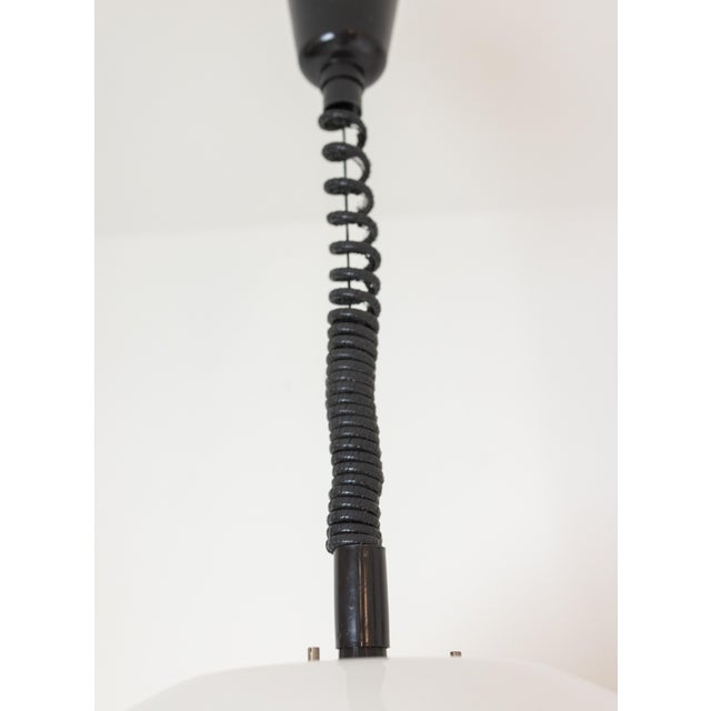 Harvey Guzzini Large White Pendant Lamp by Guzzini, 1970s For Sale - Image 4 of 5