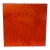 Contemporary Red Orange Abstract Spray Paint and Acrylic Painting on Wood Panel by Kathryn Hempel For Sale