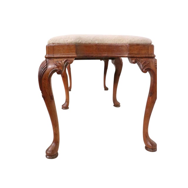 1970s Stylish Chippendale Revival Bench For Sale - Image 10 of 18