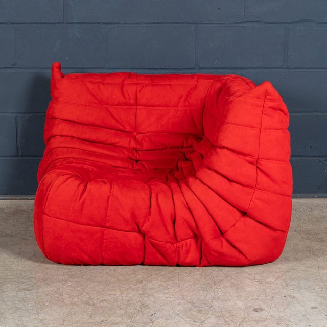 Red Togo Corner Sofa by Michel Ducaroy for Ligne Roset, France, 1973 For Sale - Image 3 of 18