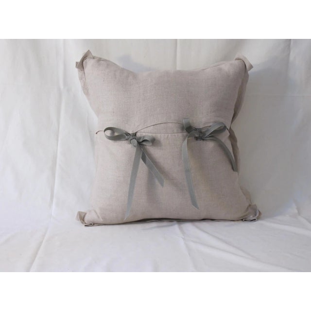 French 1880s French Toile Pillow For Sale - Image 3 of 4