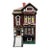 Vintage 1980s Painted Lady Victorian House Ceramic Cookie Jar For Sale