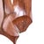 Brown Luis Potosi Ecuadorian Modernist Abstract Carved Wood Sculpture For Sale - Image 8 of 10