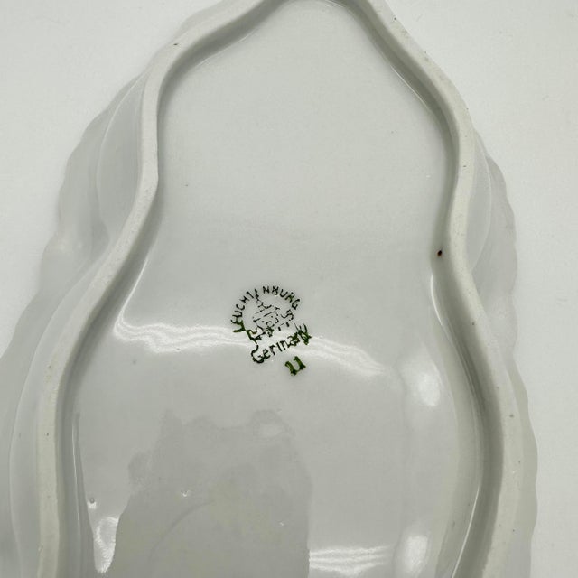 Antique German Leuchtenburg Lusterware Oval Porcelain Bowl For Sale In Houston - Image 6 of 7