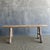Mid-Century Modern Reclaimed Elm Wood Skinny Bench For Sale - Image 3 of 6