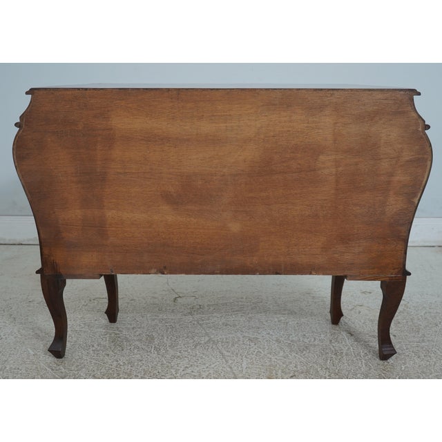 Italian Bombe 3 Drawer Commode Chest For Sale - Image 11 of 12