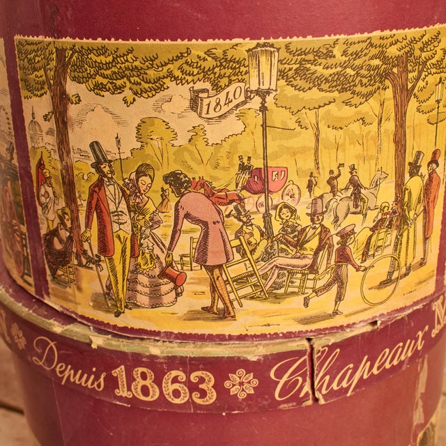 French Hat Boxes, 19th Century, Set of 3 For Sale - Image 11 of 14