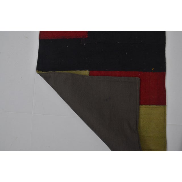 Textile Colorful Vintage Colorful Runner For Sale - Image 7 of 7