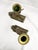 Brass Early 19th Century Neo Classical Brass Chimera Candle Sticks For Sale - Image 8 of 12
