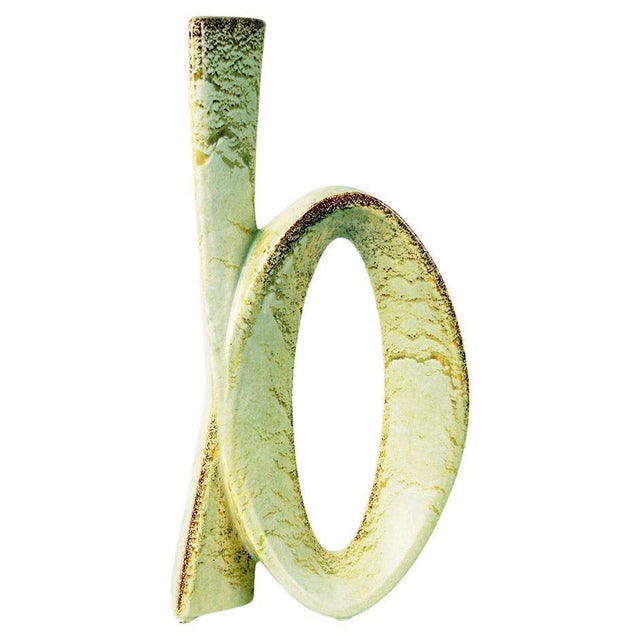 Mid-Century Italian Ceramic Vase attributed to Roberto Rigon for Bertoncello, 1960s For Sale - Image 9 of 9