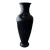 1980s Postmodern Black Glass Floor Urn For Sale