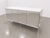 Vintage Mirrored Credenza With Lucite Sides & White Laminate For Sale In Miami - Image 6 of 9