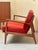 A gorgeous Mid-Century Danish teak 3-Seater sofa attributed to Koefed Larsen for Selig (c. 1960). It seats three people...