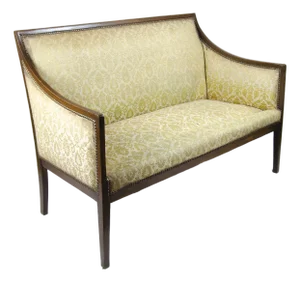 1940s Mid-Century Modern Two-Seat Oak Settee by Comte and Design Attributed to Jean-Michel Frank, Argentina