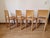 Tan Vintage Dining Chairs by Pedrali, 1990s, Set of 4 For Sale - Image 8 of 17