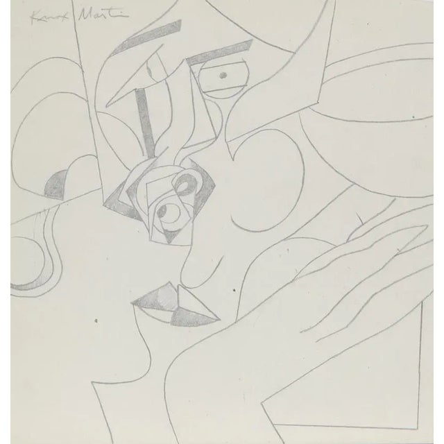 Drawing - XX Knox Martin Year: circa 1970 Size: 9 in. x 8.5 in. Pencil on Paper, signed