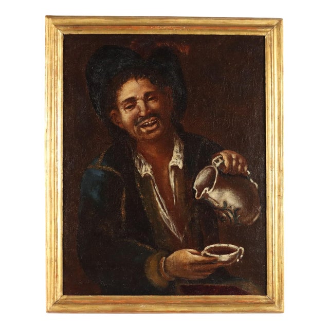 Follower of Giacomo Francesco Cipper, Portrait, Oil on Canvas, Framed For Sale