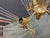 Murano Glass Rod Brass Chandelier by Gaetano Sciolari, Italy, 1970s For Sale - Image 3 of 12