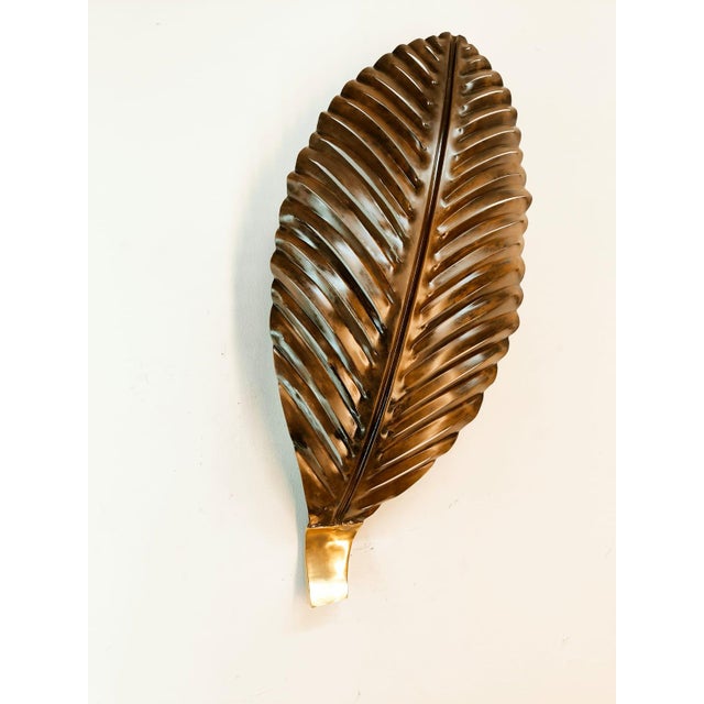 Brown Metal Palm Leaf For Sale - Image 17 of 18