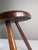 Rustic Hand-Carved Wood Bench with Organic Free-Form Top, 1940s For Sale - Image 4 of 10