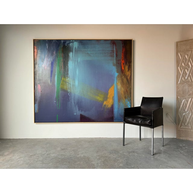 Model "Texas" designed for KFF Germany and manufactured 1980s. Beautiful chocolate brown leather with contrasting...