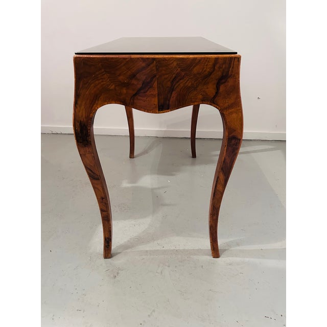 1950s 1950s Italian Olive Wood Bombay Petit Desk For Sale - Image 5 of 11