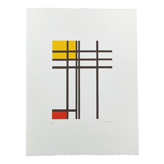 After Piet Mondrian, Composition, 1970s, Limited Edition Lithograph For Sale