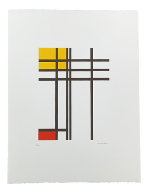 After Piet Mondrian, Composition, 1970s, Limited Edition Lithograph