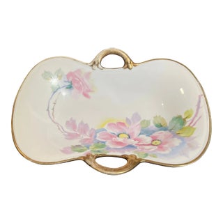 Early 20th Century Antique Nippon Dual Handled Serving Platter For Sale